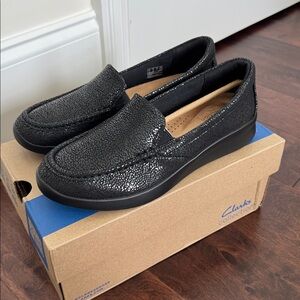 NEW Clarks Collection Women’s Black Ultimate Comfort Shoes, size 9